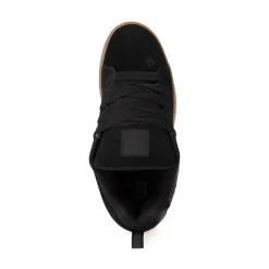 Mens DC Court Graffik Skate Shoe - Black / Gum