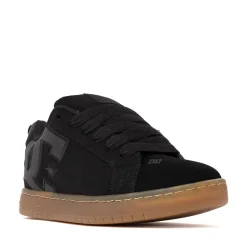 Mens DC Court Graffik Skate Shoe - Black / Gum