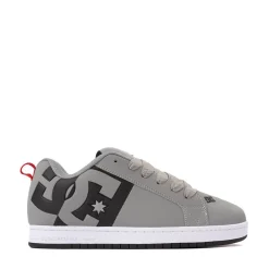 Mens DC Court Graffik Skate Shoe - Grey / Black