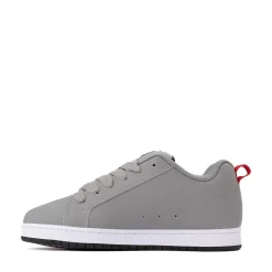 Mens DC Court Graffik Skate Shoe - Grey / Black