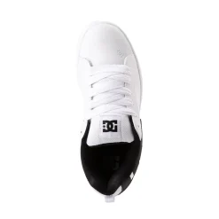 Mens DC Court Graffik Skate Shoe - White / Black