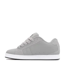 Mens DC Net Skate Shoe - Grey / Black