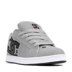 Mens DC Net Skate Shoe - Grey / Black