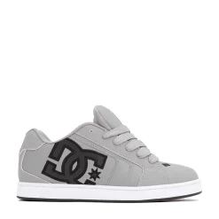 Mens DC Net Skate Shoe - Grey / Black