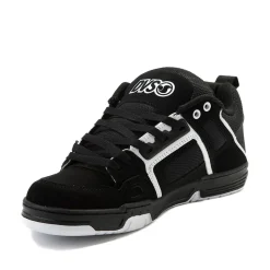 Mens DVS Comanche Skate Shoe - Black / White