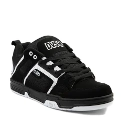 Mens DVS Comanche Skate Shoe - Black / White