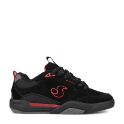 Mens DVS Slot Skate Shoe - Black / Red