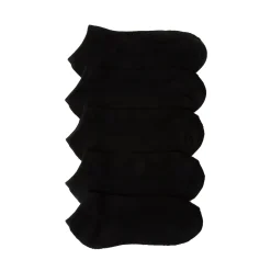 Mens Footies 5 Pack - Black