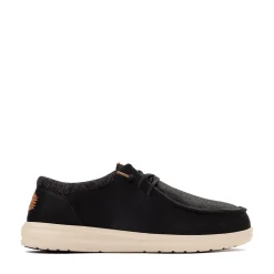 Mens HEYDUDE Paul Slip-On Casual Shoe - Black