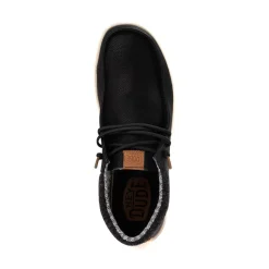 Mens HEYDUDE Paul Slip-On Casual Shoe - Black