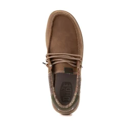 Mens HEYDUDE Paul Slip-On Casual Shoe - Nut