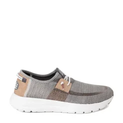 Mens HEYDUDE Sirocco Slip-On Casual Shoe - Grey