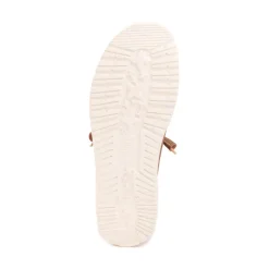 Mens HEYDUDE Wally Boho Slip-On Casual Shoe - Brown
