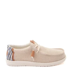 Mens HEYDUDE Wally Funk Hemp Casual Shoe - Natural