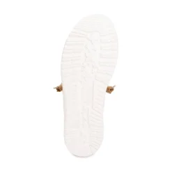 Mens HEYDUDE Wally Hemp Slip-On Casual Shoe - Tan