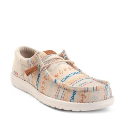 Mens HEYDUDE Wally Serape Casual Shoe - Beach Horizon