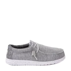 Mens HEYDUDE Wally Sport Casual Shoe - Grey