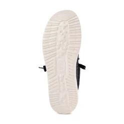 Mens HEYDUDE Wally Stretch Sox Slip-On Casual Shoe - Navy