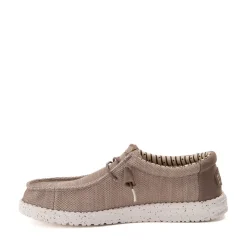 Mens HEYDUDE Wally Stretch Sox Slip-On Casual Shoe - Tan