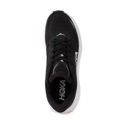 Mens HOKA Bondi 9 Running Shoe - Black / White