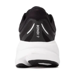 Mens HOKA Bondi 9 Running Shoe - Black / White