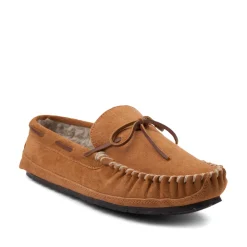 Mens Minnetonka Casey Slipper - Cinnamon