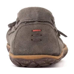 Mens Minnetonka Tie Tread Moccasin - Grey