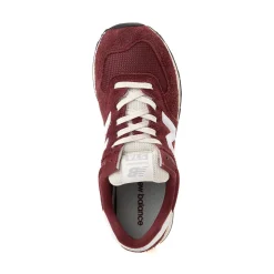 Mens New Balance 574 Athletic Shoe - Crimson / White / Angora