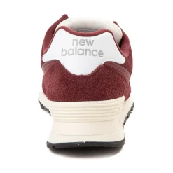 Mens New Balance 574 Athletic Shoe - Crimson / White / Angora