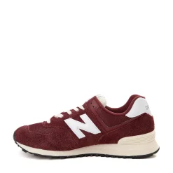 Mens New Balance 574 Athletic Shoe - Crimson / White / Angora
