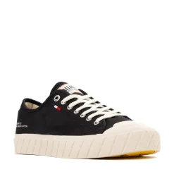 Mens Palladium Palla Ace Sneaker - Black / White Cap Gray
