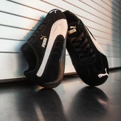 Mens PUMA Speedcat OG Athletic Shoe - Black / White