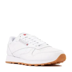 Mens Reebok Classic Leather Athletic Shoe - White / Gum