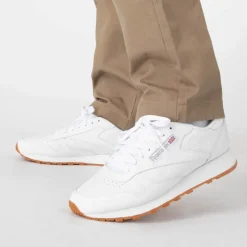Mens Reebok Classic Leather Athletic Shoe - White / Gum