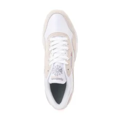 Mens Reebok Classic Nylon Athletic Shoe - White / White