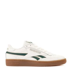 Mens Reebok Club C Revenge Vintage Athletic Shoe - Chalk / Collegiate Green