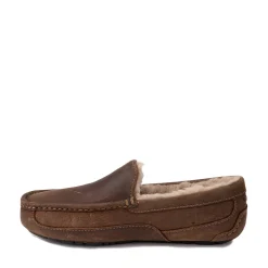 Mens UGG® Ascot Matte Leather Slipper - Tan