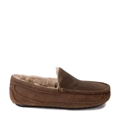 Mens UGG® Ascot Matte Leather Slipper - Tan