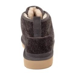 Mens UGG® Neumel Shaggy Suede Boot - Dark Grey