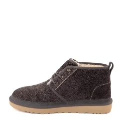 Mens UGG® Neumel Shaggy Suede Boot - Dark Grey