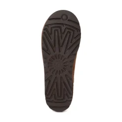 Mens UGG® Tasman II Nubuck Slipper - Dark Chestnut