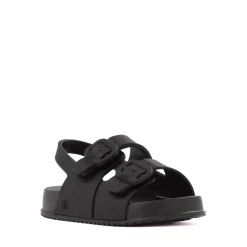Mini Melissa Cozy Sandal - Toddler / Little Kid - Black