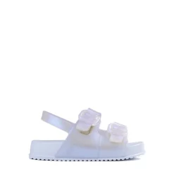 Mini Melissa Cozy Sandal - Toddler / Little Kid - Pearly Blue