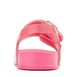 Mini Melissa Cozy Sandal - Toddler / Little Kid - Pink Glitter