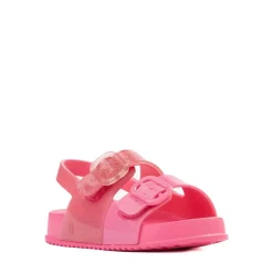 Mini Melissa Cozy Sandal - Toddler / Little Kid - Pink Glitter
