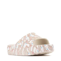 Mini Melissa + Hello Kitty® & Friends Free Platform Slide Sandal - Little Kid / Big Kid - Beige