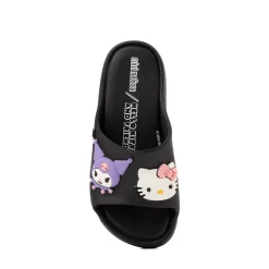 Mini Melissa + Hello Kitty® & Friends Free Platform Slide Sandal - Little Kid / Big Kid - Black