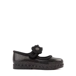 Mini Melissa Hip Ballerina Casual Shoe - Toddler / Little Kid - Black