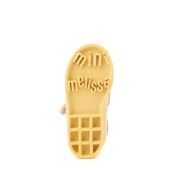Mini Melissa Hip Ballerina Casual Shoe - Toddler / Little Kid - Yellow / Pink