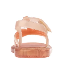 Mini Melissa Hip Bloomy Sandal - Toddler / Little Kid - Pearly Brown